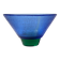 Bol Coupe Verre "Kairo" Lena Hansson - Hadeland Norvège Bleu & Vert 1980