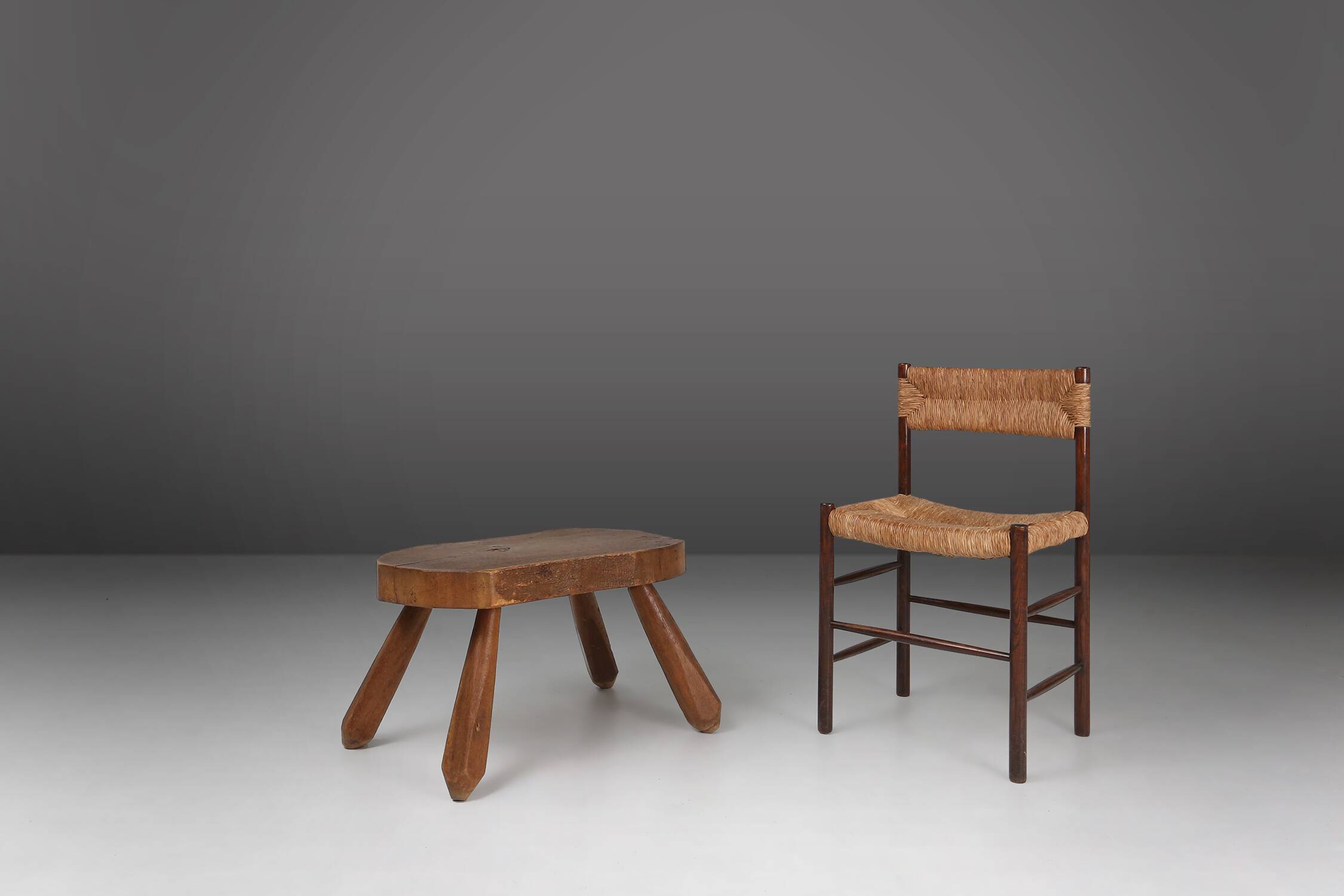 Mid-Century Tree Trunk Coffee Table, France, 1910s