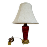 Chinese oxblood porcelain lamp, empire style