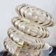 Vintage glass diabolo-style pendant light