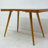 Mid century opaxite glass coffee table, 1960´s, Czechoslovakia