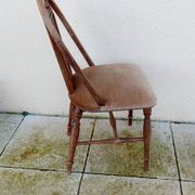 Old vintage ERCOL caned chair