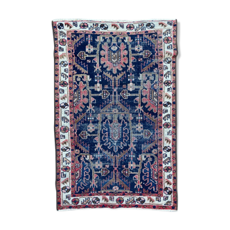 Ancient Persian carpet Hamadan handmade 94x145 cm