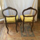 Rococo chair pair