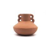 Terracotta vase with terracotta handles