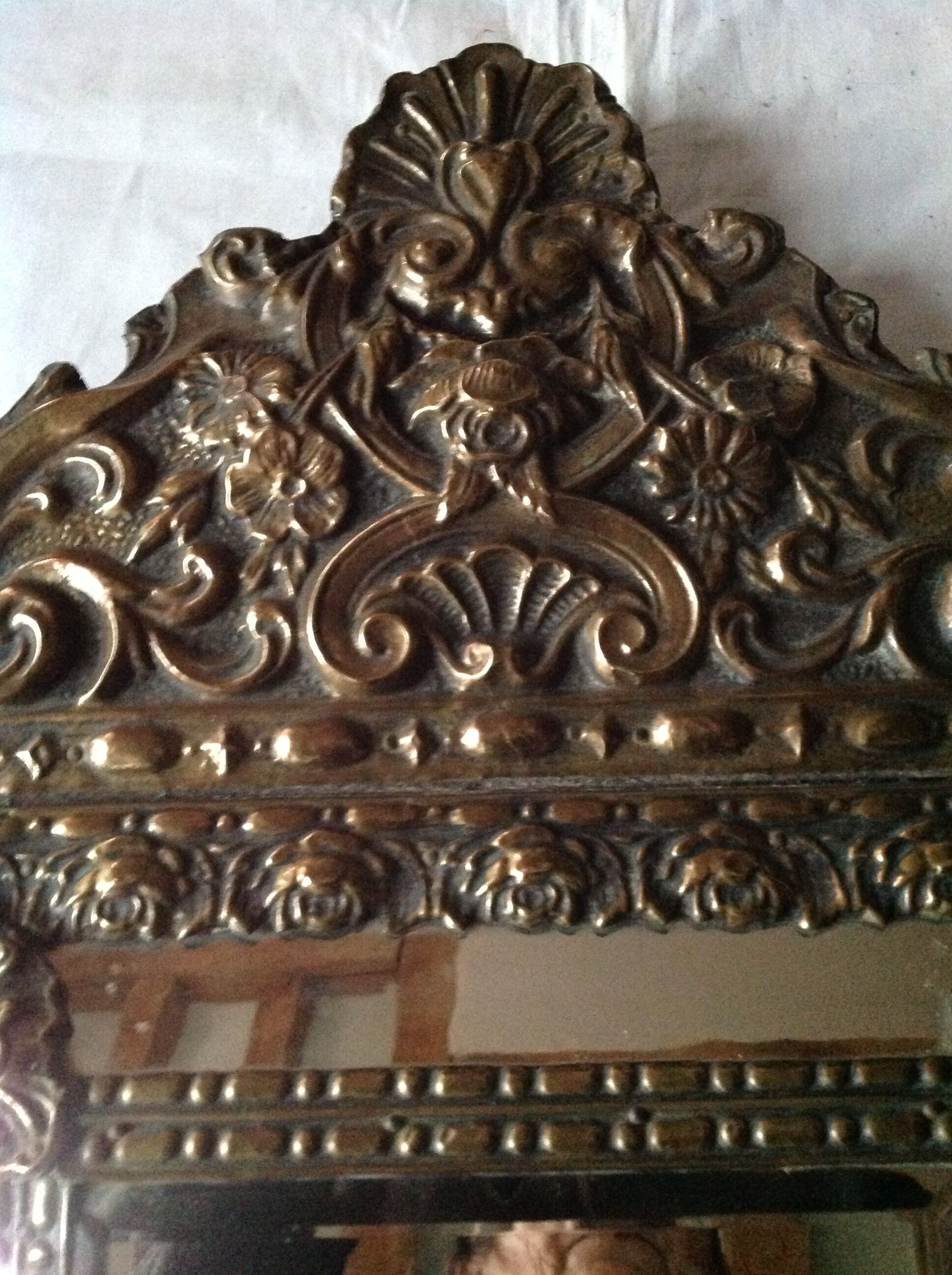 Old closed-wall mirror, late 19th