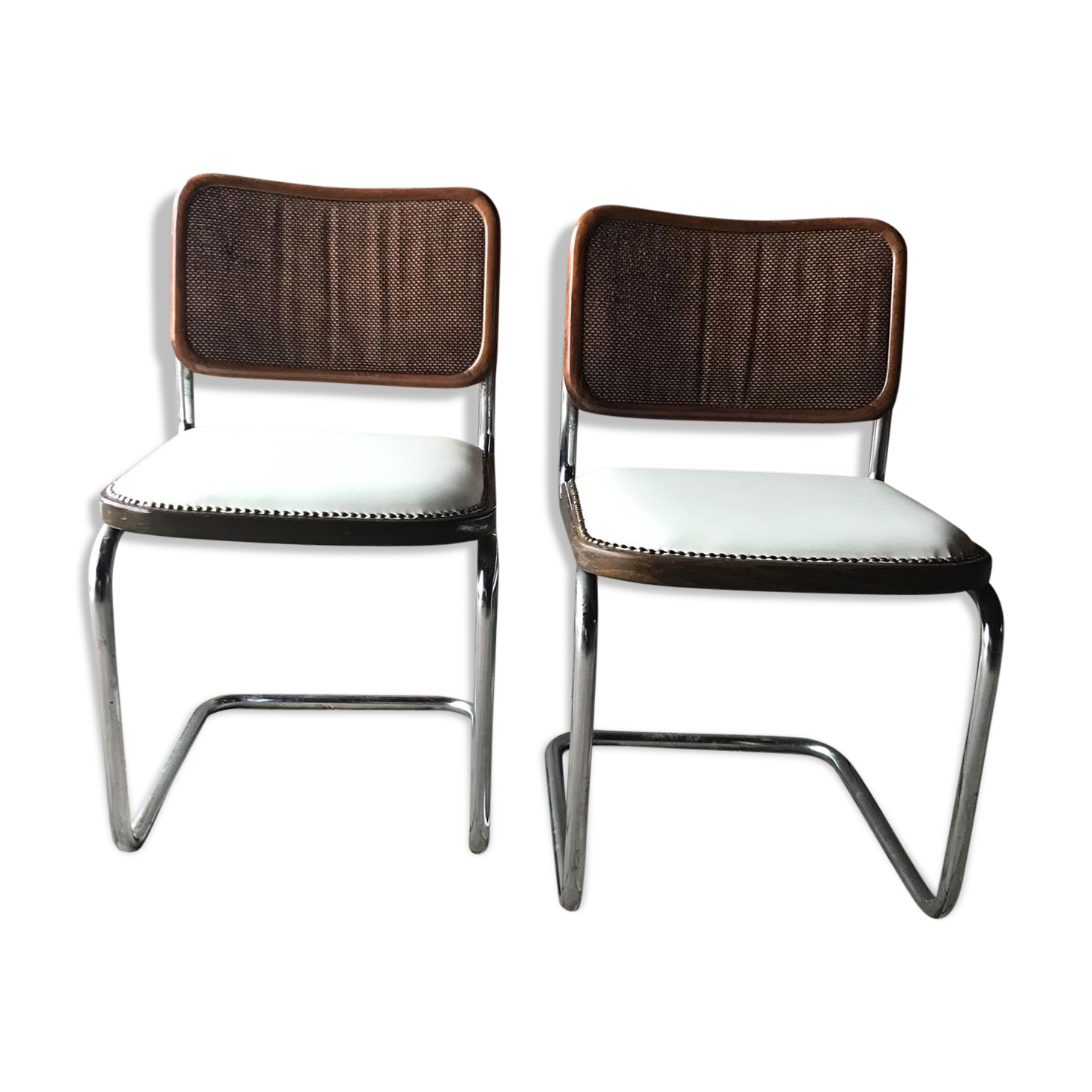 Set of 2 Cesca chairs Italy 1970s