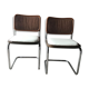 Lot de 2 chaises Cesca Italie années 1970