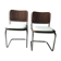 Lot de 2 chaises Cesca Italie années 1970