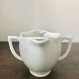 White Limoges porcelain gravy boat