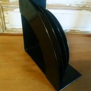 Porte vinyles "Crayonne" en plastique vers 70/80