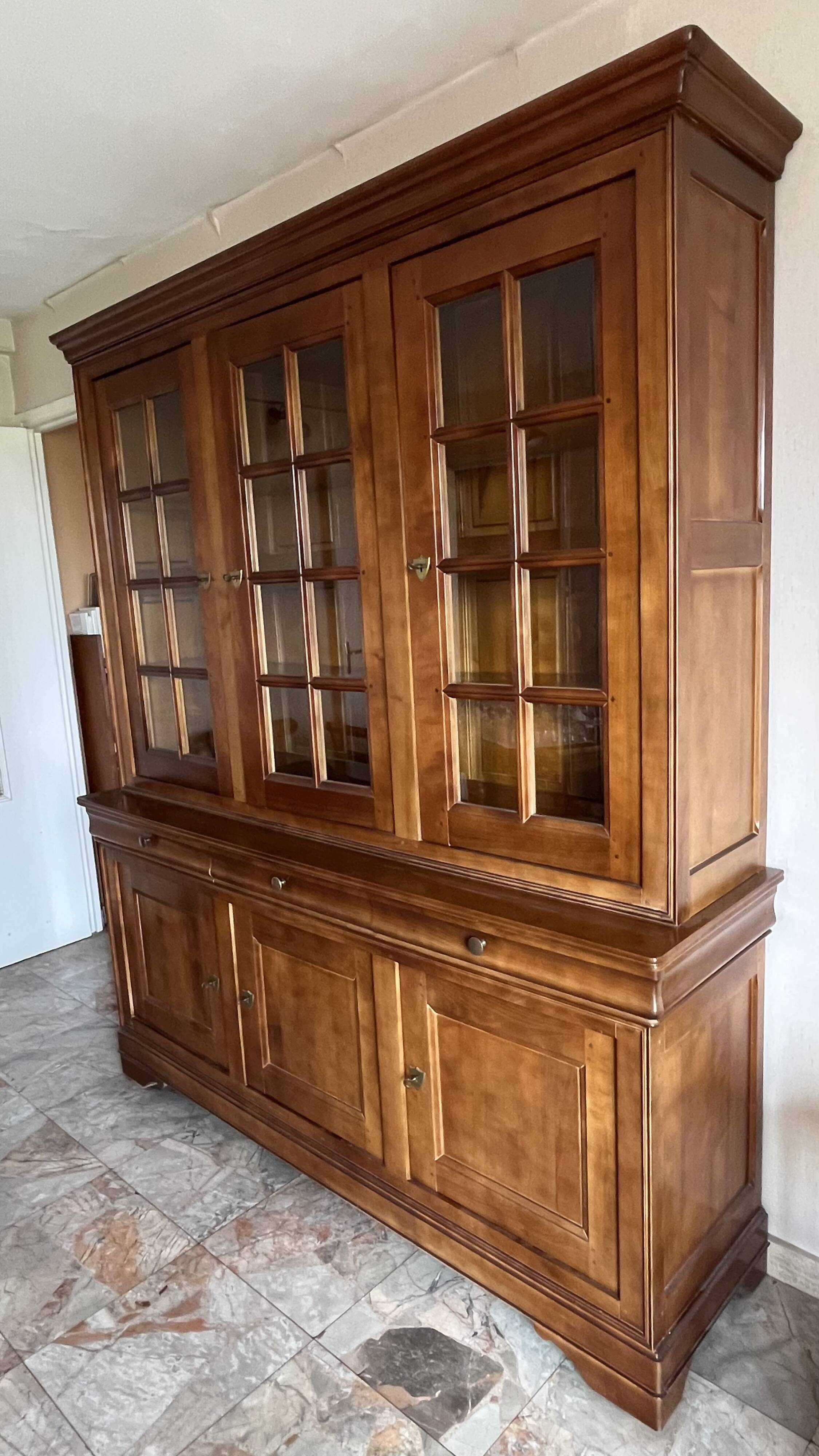 Louis Philippe style library buffet