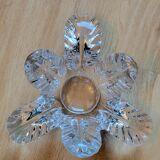 Valves the Chatel empty cut crystal pocket plant shape 50s - 60s