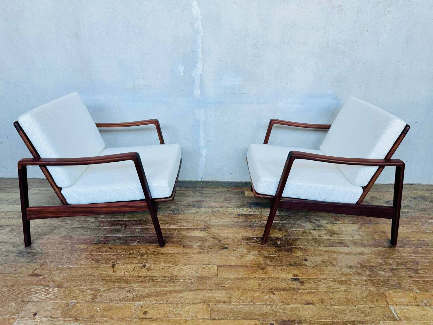Pair of Arne Wahl Iversen armchairs, 1960s