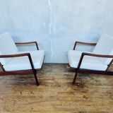 Pair of Arne Wahl Iversen armchairs, 1960s