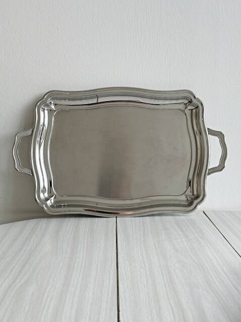 Stainless steel serving trays