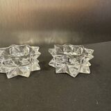 Pair of Saint-Louis cut crystal salt cellars