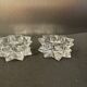 Pair of Saint-Louis cut crystal salt cellars