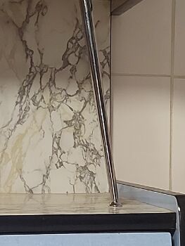 Kitchen buffet - 1960s - Blue Formica