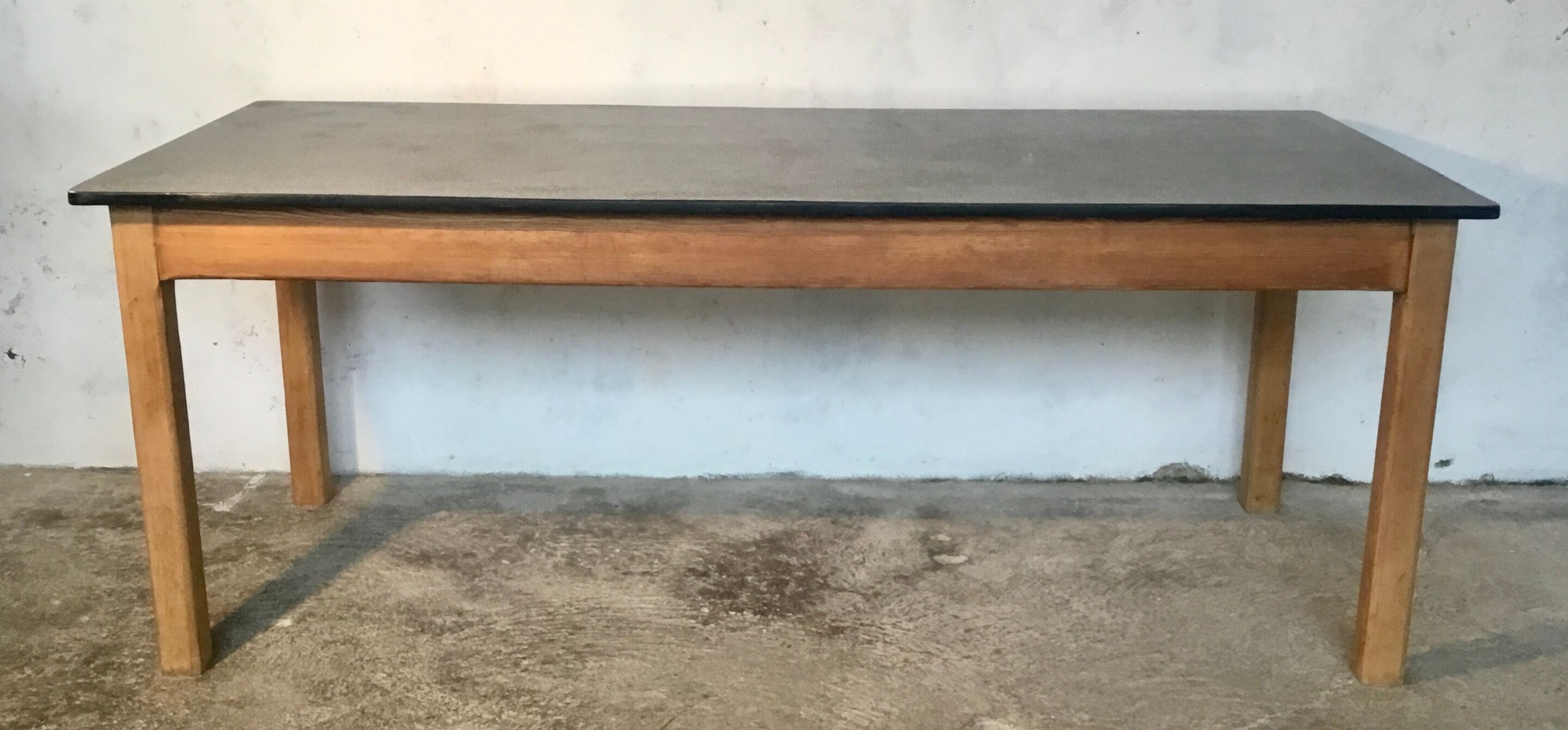 Farmhouse table with formica top 200 cm - 1950