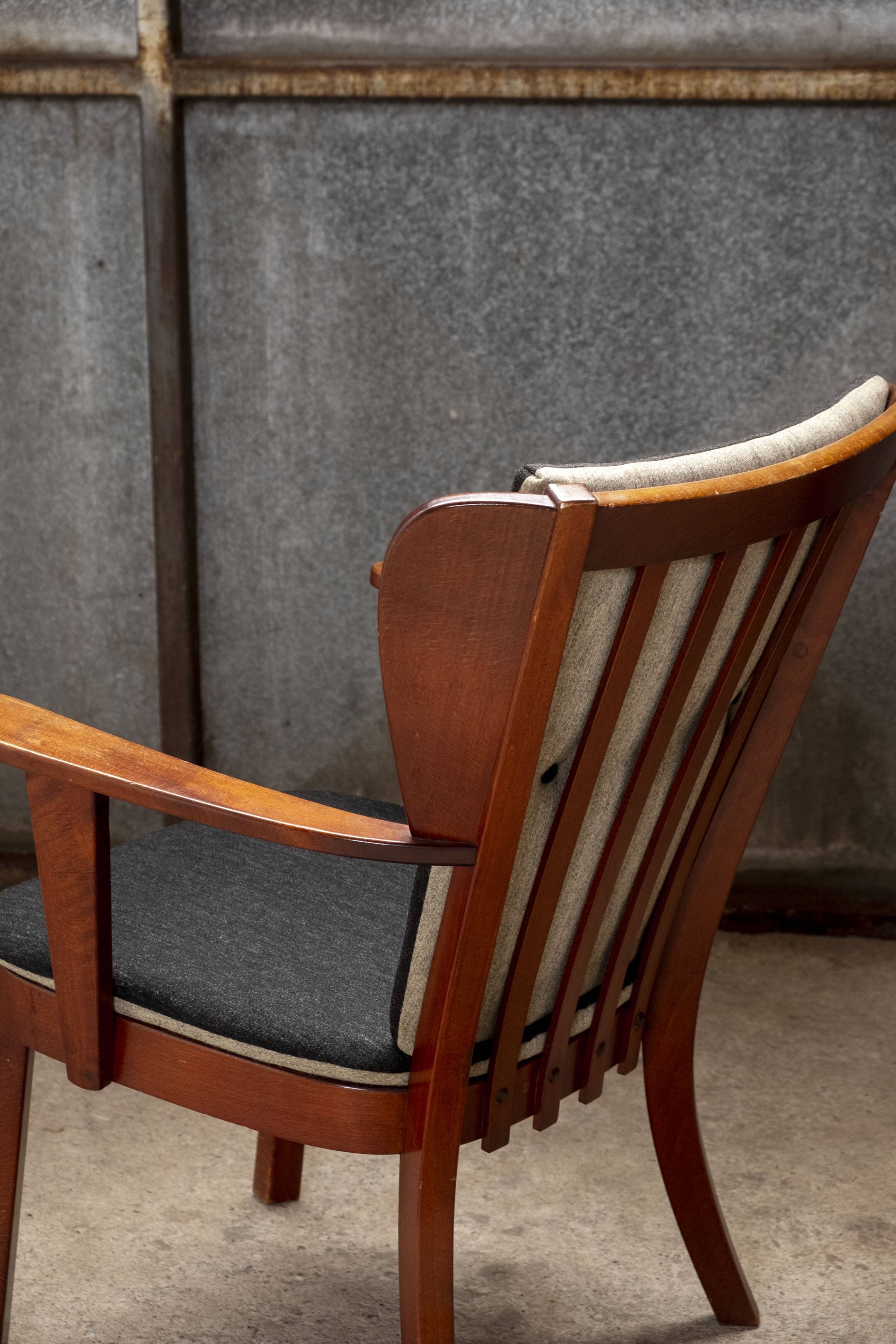 Fauteuil Canada par Christian E. Hansen, par Fritz Hansen, 1944 Danemark