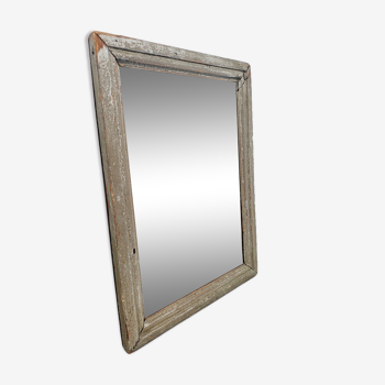 Old  mirror with mercury 31,5x23,5cm