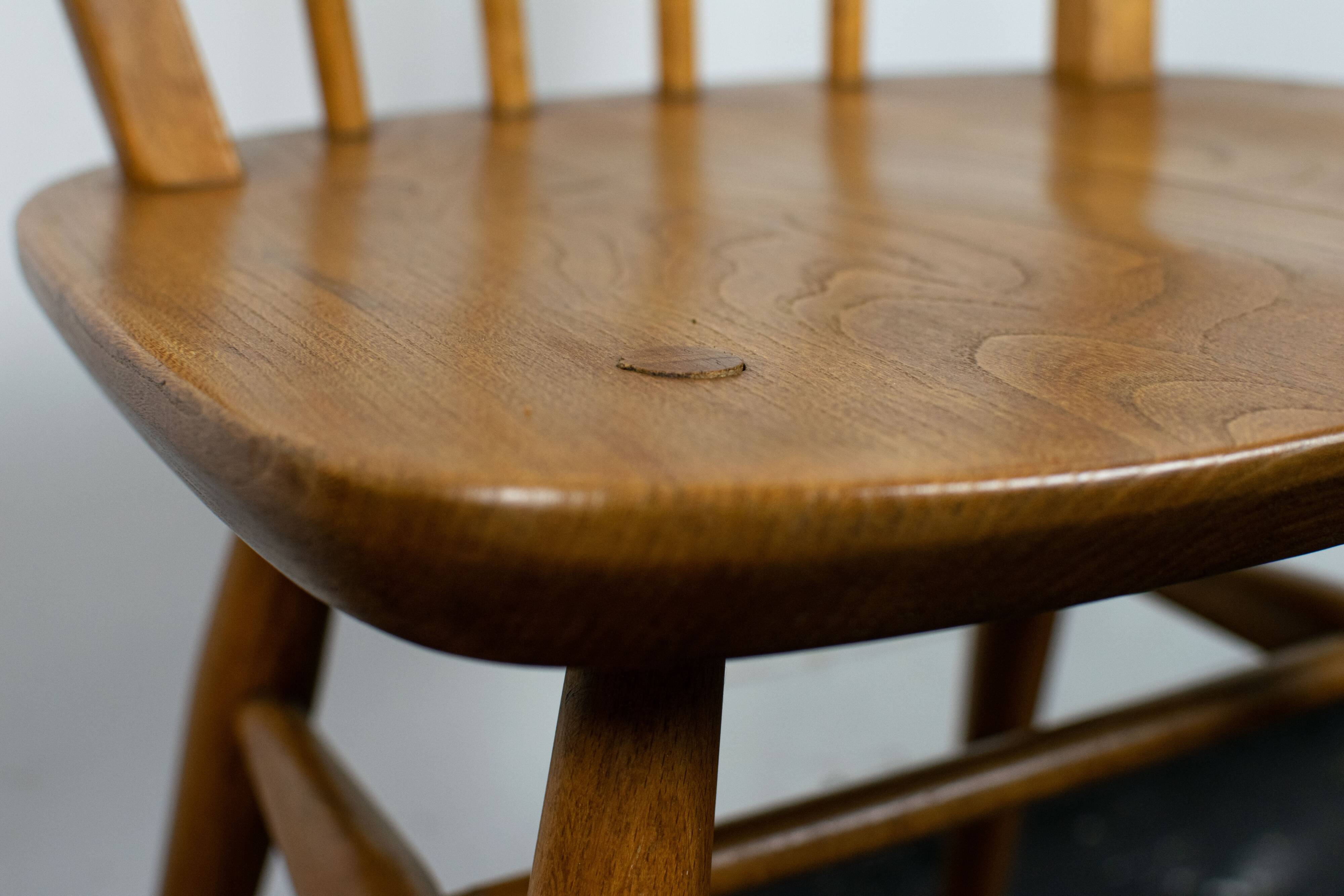 Pair of wooden chairs Ercol, 1960