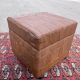 Coffre pouf en cuir