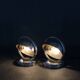Pair of Bauhaus bedside lamps from the 1930s, Czechoslovakia