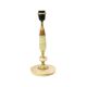 Pied de lampe classique en onyx, marbre et laiton, années 60