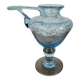 Biot blue candle holder