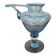 Biot blue candle holder