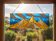 Vitrail paysage – Style Tiffany fait main, panneau décoratif