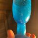 Series of 8 vintage glasses 60s in blow glass