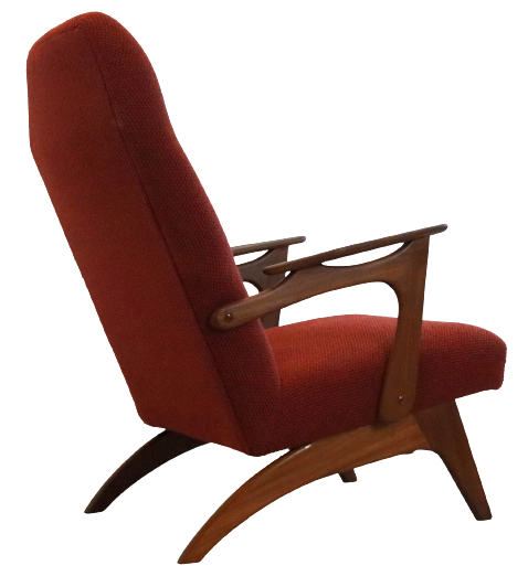 Armchair with footstool 'Vorchten'