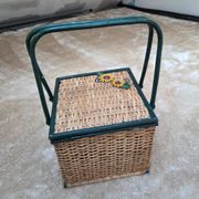 Panier vintage en osier