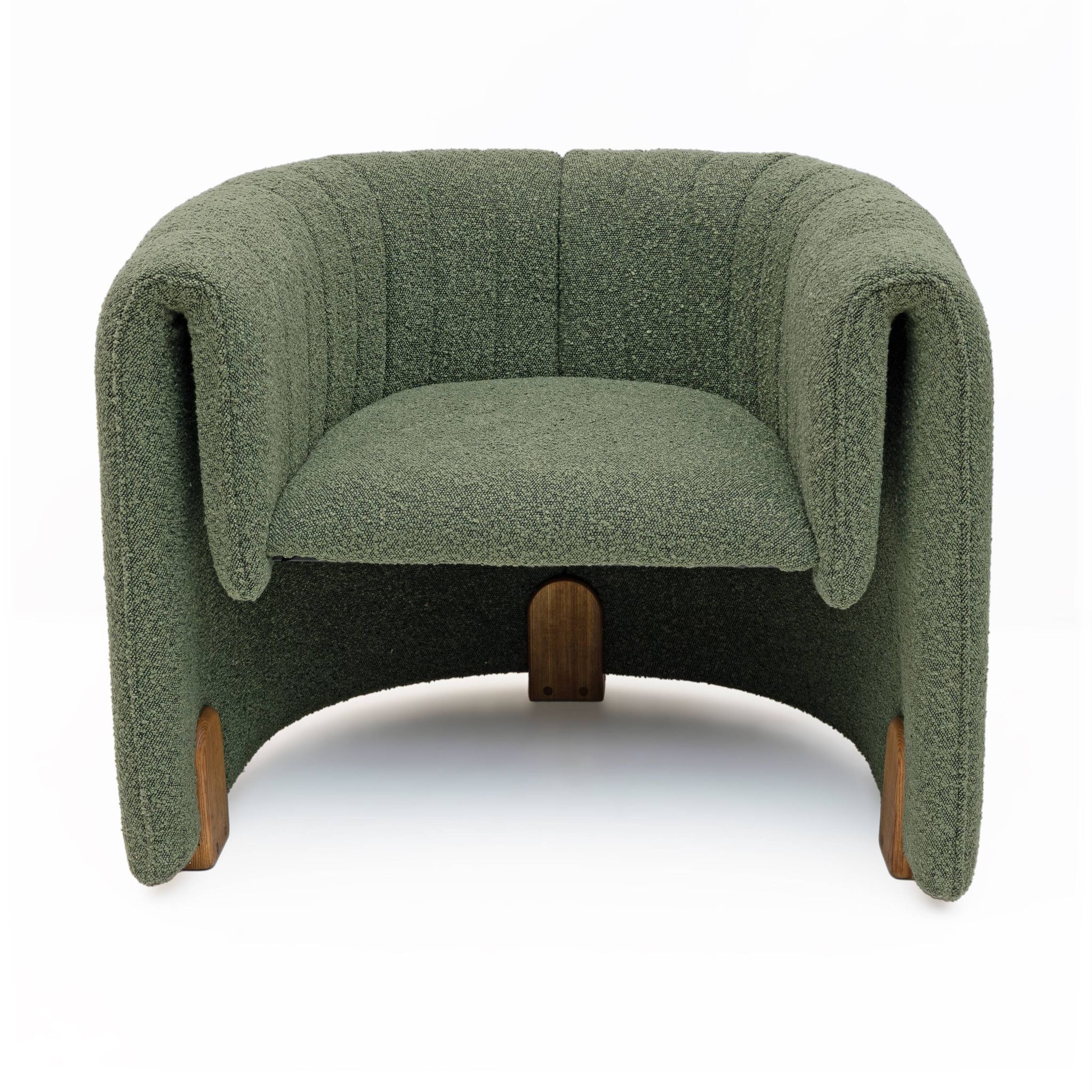 Pair of Italian Design Bouclè Armchairs