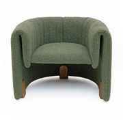 Pair of Italian Design Bouclè Armchairs