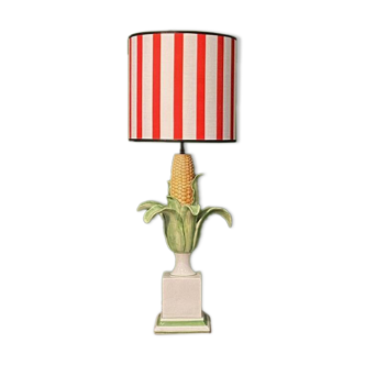 Lampe maïs en céramique
