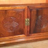 large eighties oriental sideboard