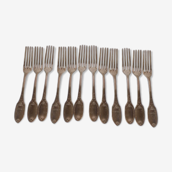 Christofle Silver Metal Forks