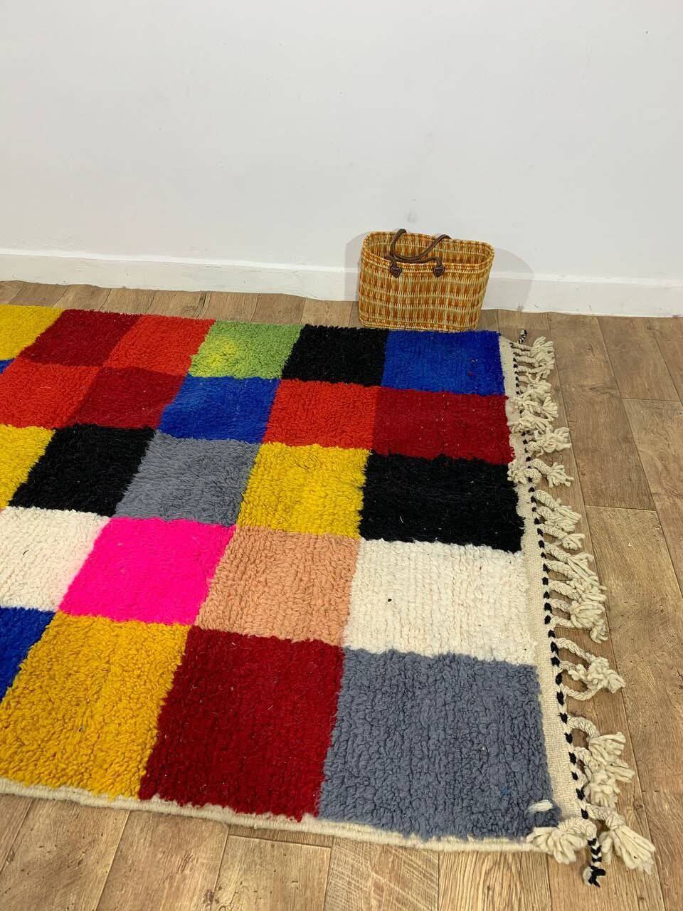 Handcrafted Moroccan Berber Rug 236 X 155