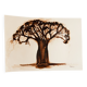 Signed monochrome watercolour painting of a baobab tree, South Africa.