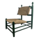Fauteuil bas en paille de jonc français dans le style de Charles Dudouyt, années 1950