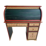 Bureau secrétaire avec volet roulant style américain