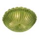 Green Murano Glass Italian Graniglia" Budino" Flush Mount in 70' Style