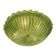 Green Murano Glass Italian Graniglia" Budino" Flush Mount in 70' Style