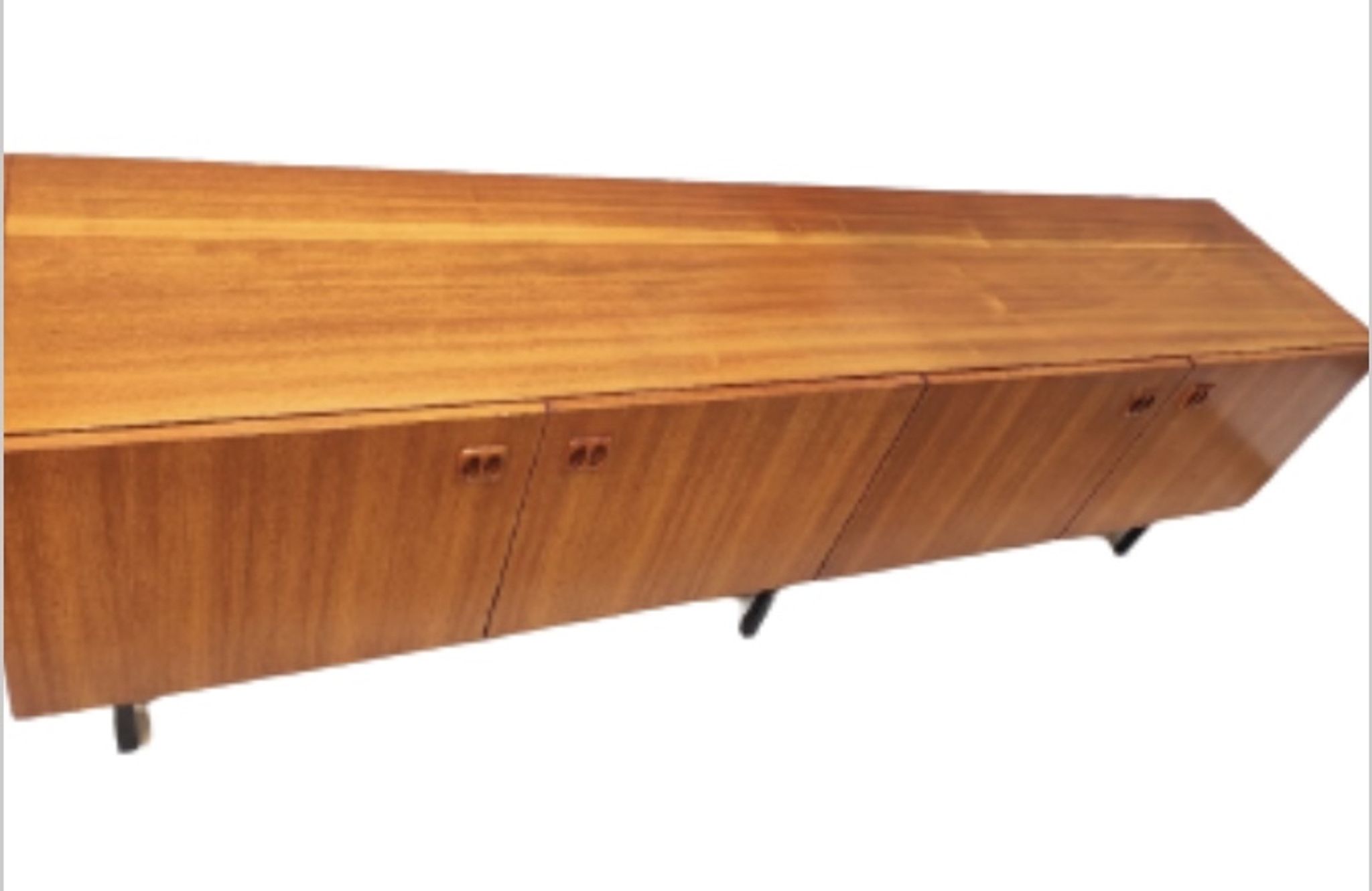 Teak sideboard from the 1970s, vintage Scandinavian sideboard.