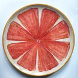 Pink grapefruit plate 20 cm