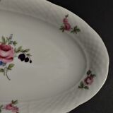 Ravier fine bohemian porcelain Thun floral decoration